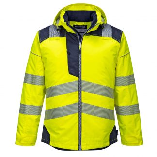 AR040 - Hi-Vis Winter Jacket Yellow/Navy