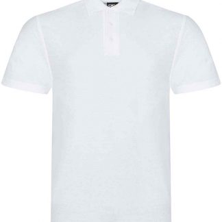 AR100 -  Piqué Polo Shirt - White